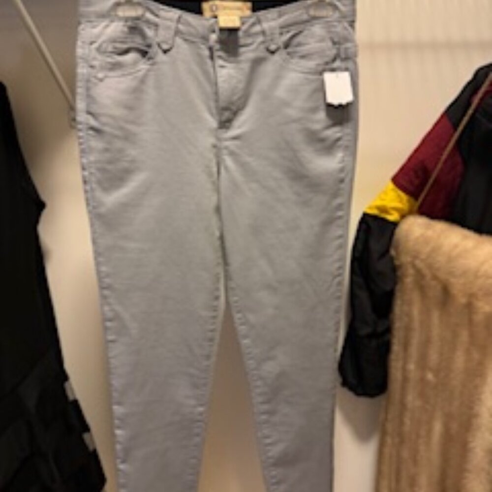 Democracy "Ab"solution Gray Jean Women Pants, Size 4